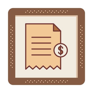 Alışveriş Alımı simgesi vektör illüstrasyonu