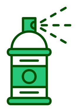 Boya spreyi ikon vektör resimlemesi