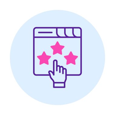 Basit sıralama simgesi, vektör illüstrasyonu