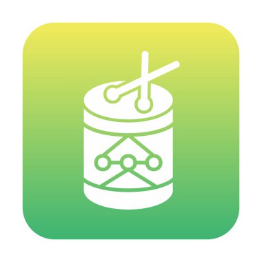 Davullar web simgesi, vektör illüstrasyonu