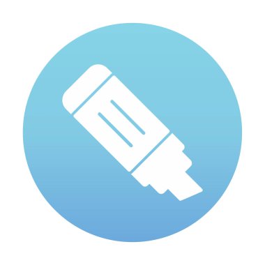 İşaretleyici. Web simgesi basit illüstrasyon                       