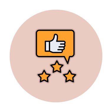 Simge vektör illüstrasyon tasarımını gözden geçir