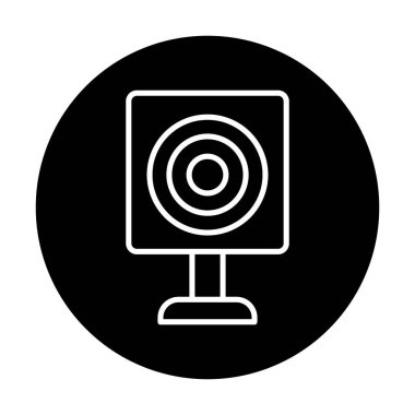 Askeri Hedef ikonu vektör çizimi