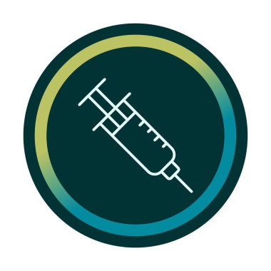 Şırınga ikonu vektör çizimi