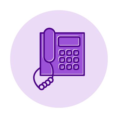 telefon web simgesi, vektör çizim 