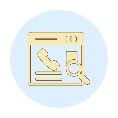 Kişinin vektör çizimi Modern simgeyi ara                            