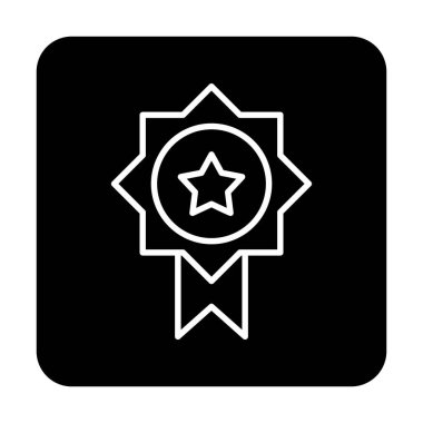 Ödül ikonu vektör illüstrasyonu. Ödül                        
