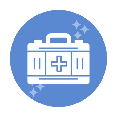 İlk yardım kiti vektör illüstrasyonu