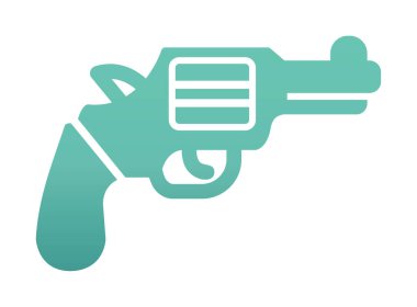 Silah ikonu. düz dizayn biçimi 10