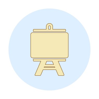 Resim yapmak. Web simgesi basit illüstrasyon