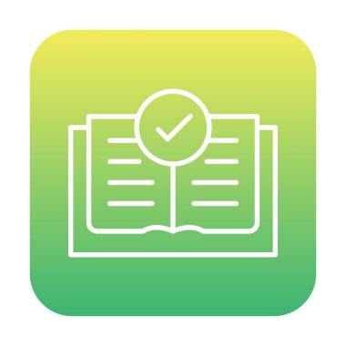 Basit düz Kitap simgesi tasarımı