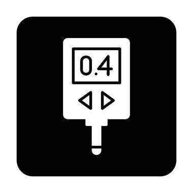 düz basit Glucometer resimleme