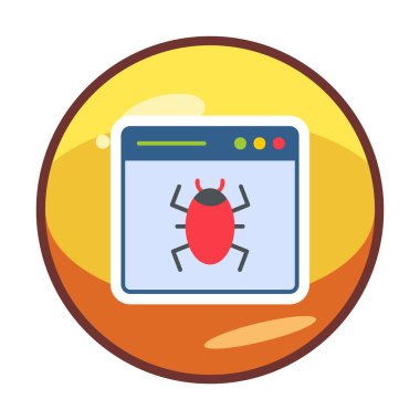 Yasak web sitesi vektör simgesi 