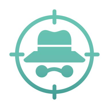 hedef simge, vektör illüstrasyonu basit tasarım