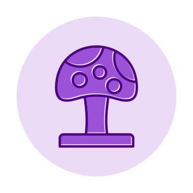 Mushroom icon, vector illustration simple design