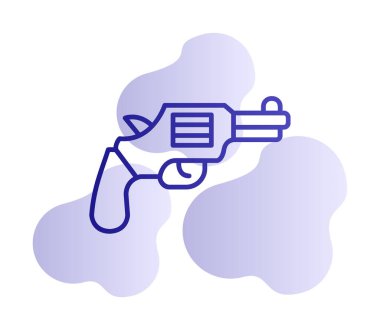 Silah ikonu. vektör illüstrasyonu