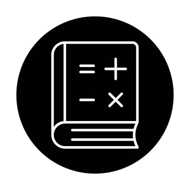 Matematik Kitabı vektör çizimi, simge ögesi arkaplanı          