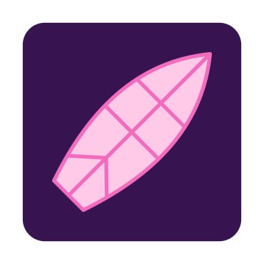 sörf tahtası vektör illüstrasyonu modern simge