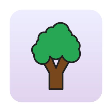 brokoli web simgesi, vektör illüstrasyonu  