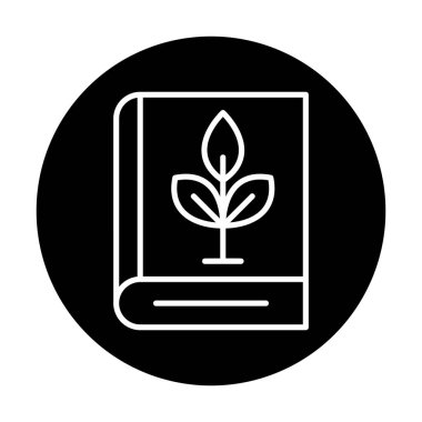 kitap simgesi, vektör illüstrasyonu basit tasarım