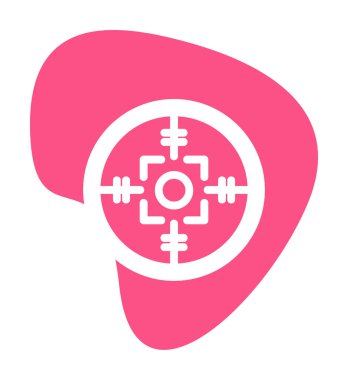 Kapsam renkli vektör simgesi