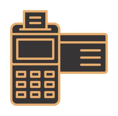 Kredi Kartı Makinesinin vektör çizimi