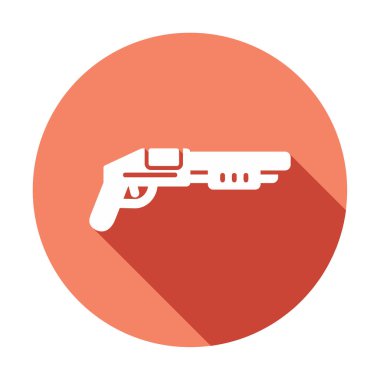 Pompalı düz simge, vektör illüstrasyonu