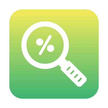 İndirimli Arama ikonu vektör illüstrasyonu