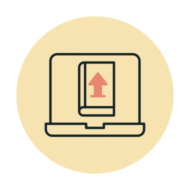 Ok işaret simgesi vektör illüstrasyonunu yükle