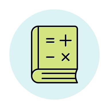 Matematik Kitabı vektör çizimi, simge ögesi arkaplanı          