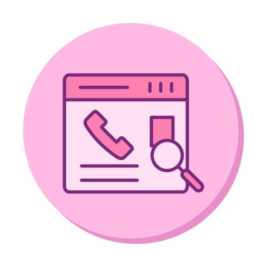 Kişinin vektör çizimi Modern simgeyi ara                            