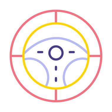 direksiyon simgesi vektör illüstrasyon tasarımı                       