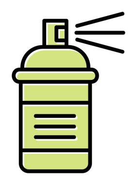 Boya spreyi ikon vektör resimlemesi