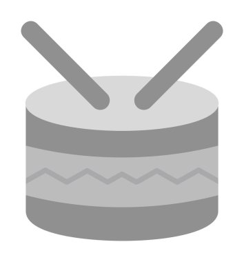 davul simgesi doğrusal işaret tasarımı