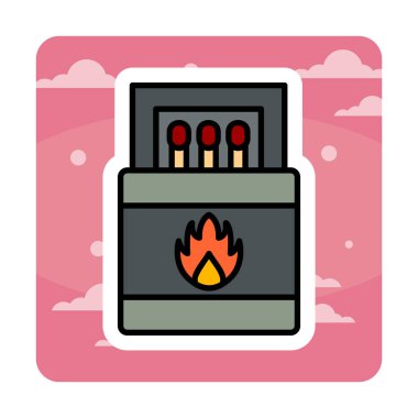 Basit düz eşleştirme simge vektör illüstrasyonuName 