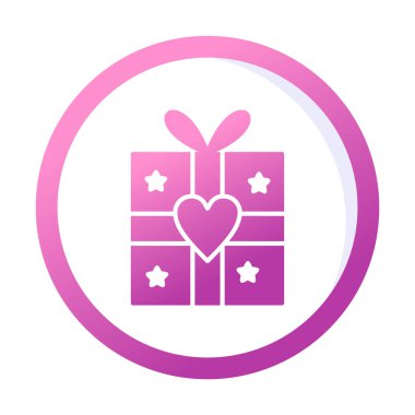 hediye kutusu ikon vektör çizimi tasarımı 