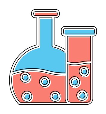 Şişesi web simgesi, vektör çizim  