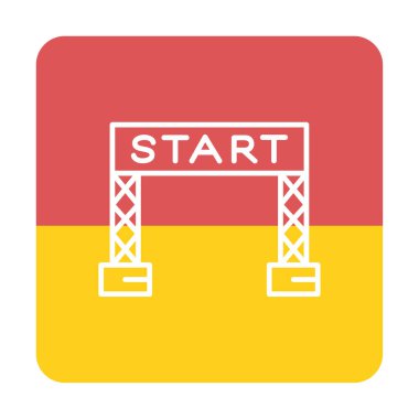 satır simge vektör çizim başlatmak