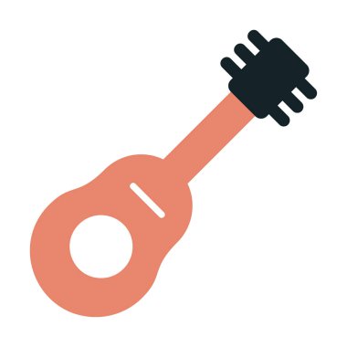 Basit yaratıcı gitar simgesi çizimi