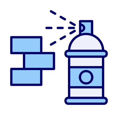 Graffiti web simgesi, vektör illüstrasyonu 