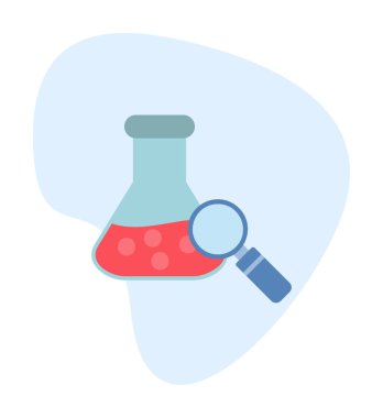 Araştırmacı simgesi beyaz arkaplanda izole edildi 