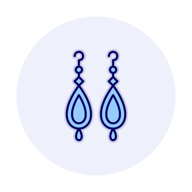 Küpe vektör illüstrasyon tasarımı                   