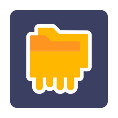 Veri Sızıntısı Ağ simgesi, vektör illüstrasyonu 