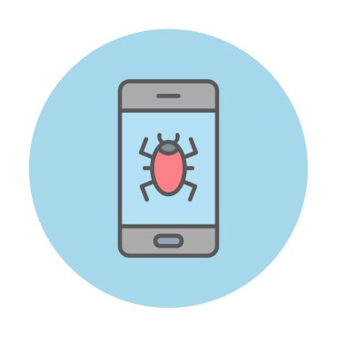 Mobil Virüs Çizimi ile akıllı telefon 