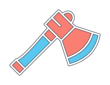 Balta. Web simgesi basit illüstrasyon