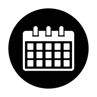 Takvim web simge vektör çizim