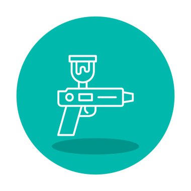Spray Gun icon vector illustration