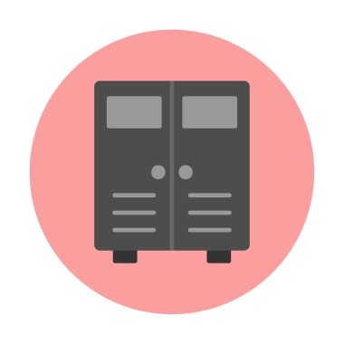 Lockers web simgesi, vektör illüstrasyonu                