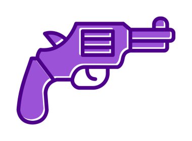 Tabanca simgesi vektör illüstrasyonu