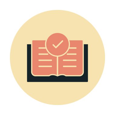 Basit düz Kitap simgesi tasarımı